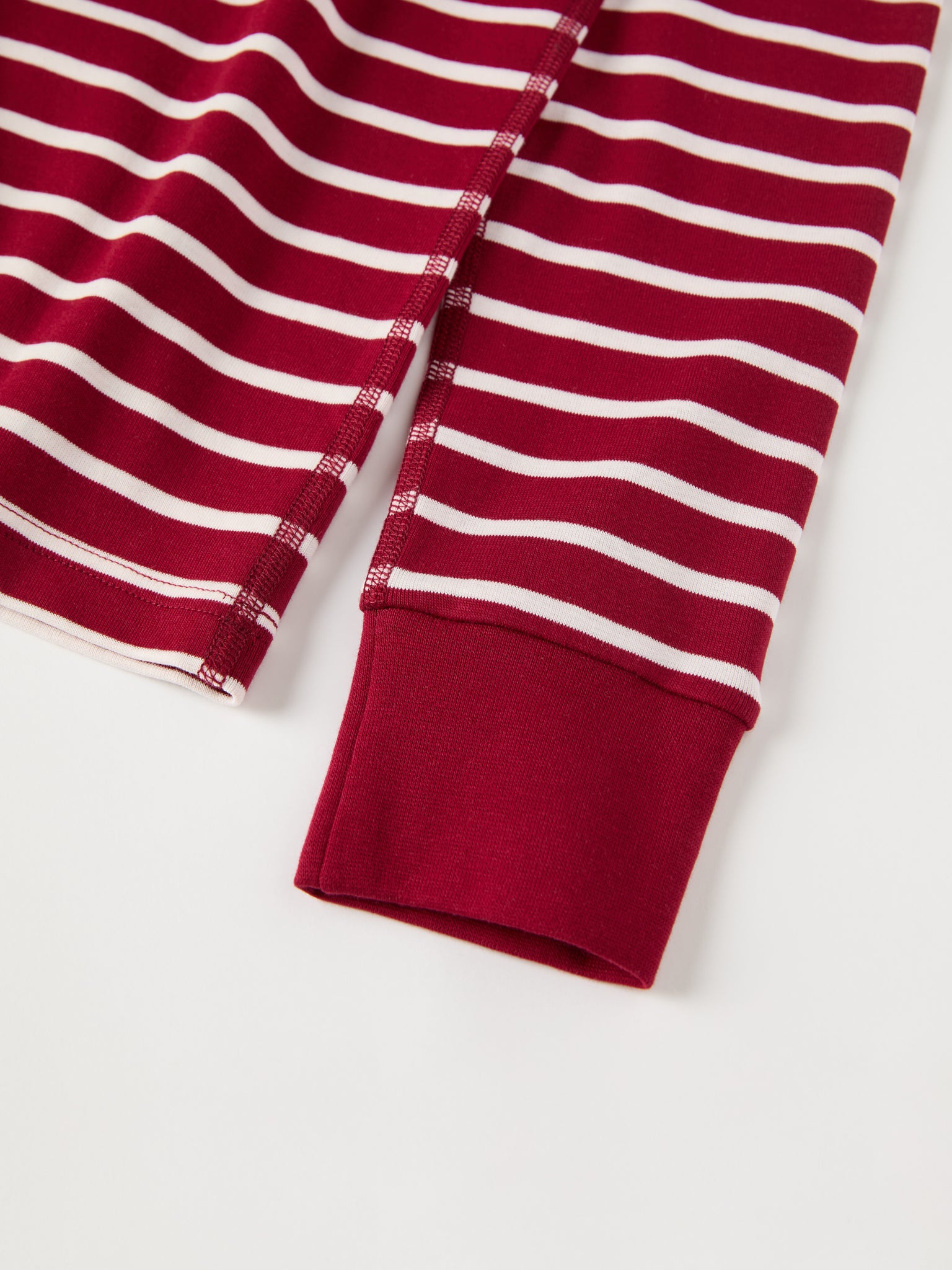 Red Striped Adult Pyjamas from the Polarn O. Pyret adult collection. Ethically produced kids clothing.