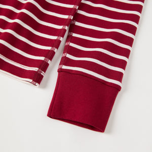 Red Striped Adult Pyjamas from the Polarn O. Pyret adult collection. Ethically produced kids clothing.