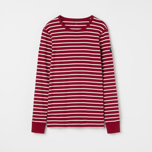 Red Striped Adult Pyjamas from the Polarn O. Pyret adult collection. Ethically produced kids clothing.