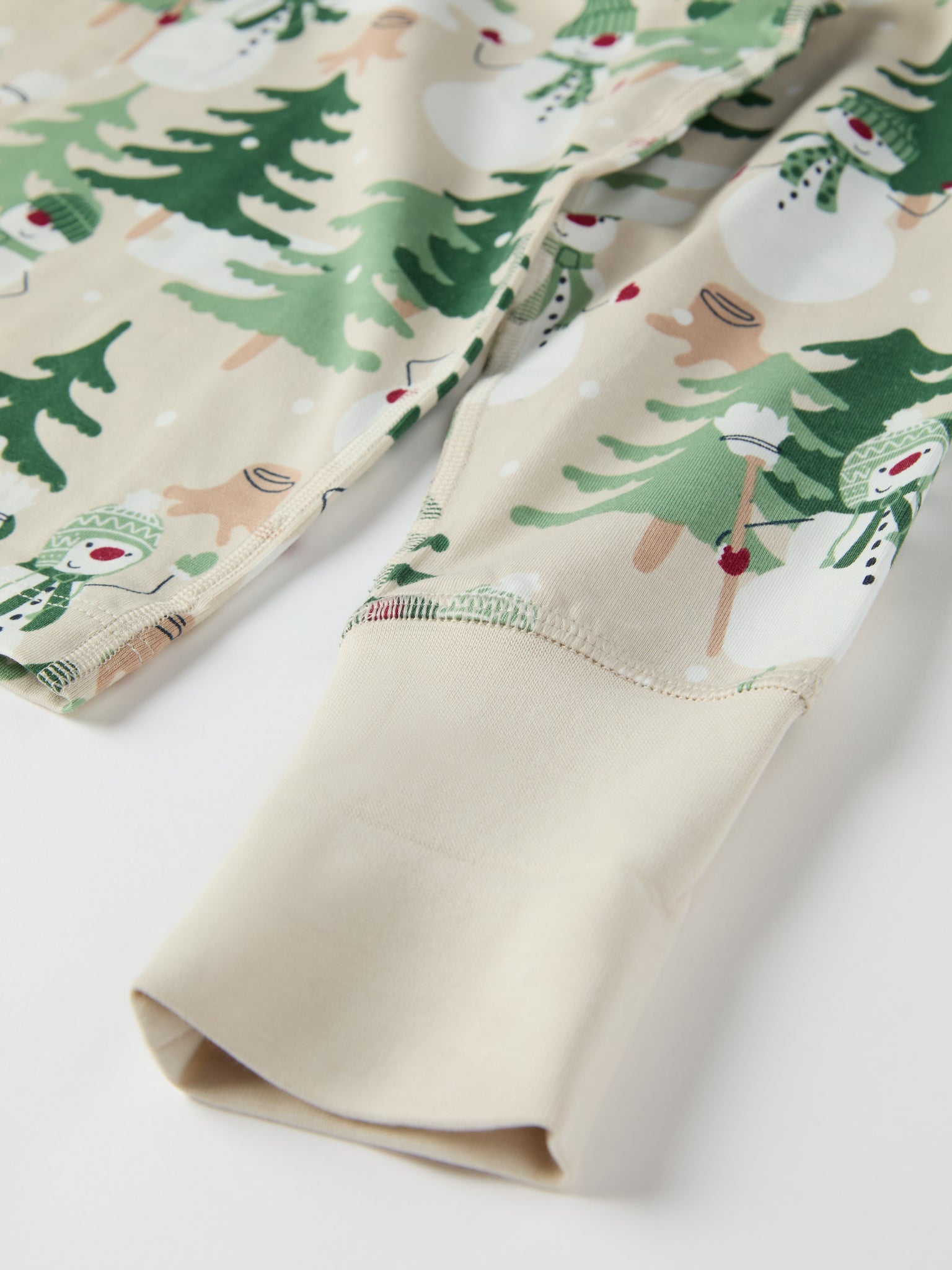 Nordic Forest Print Kids Pyjamas from the Polarn O. Pyret kidswear collection. Ethically produced kids clothing.