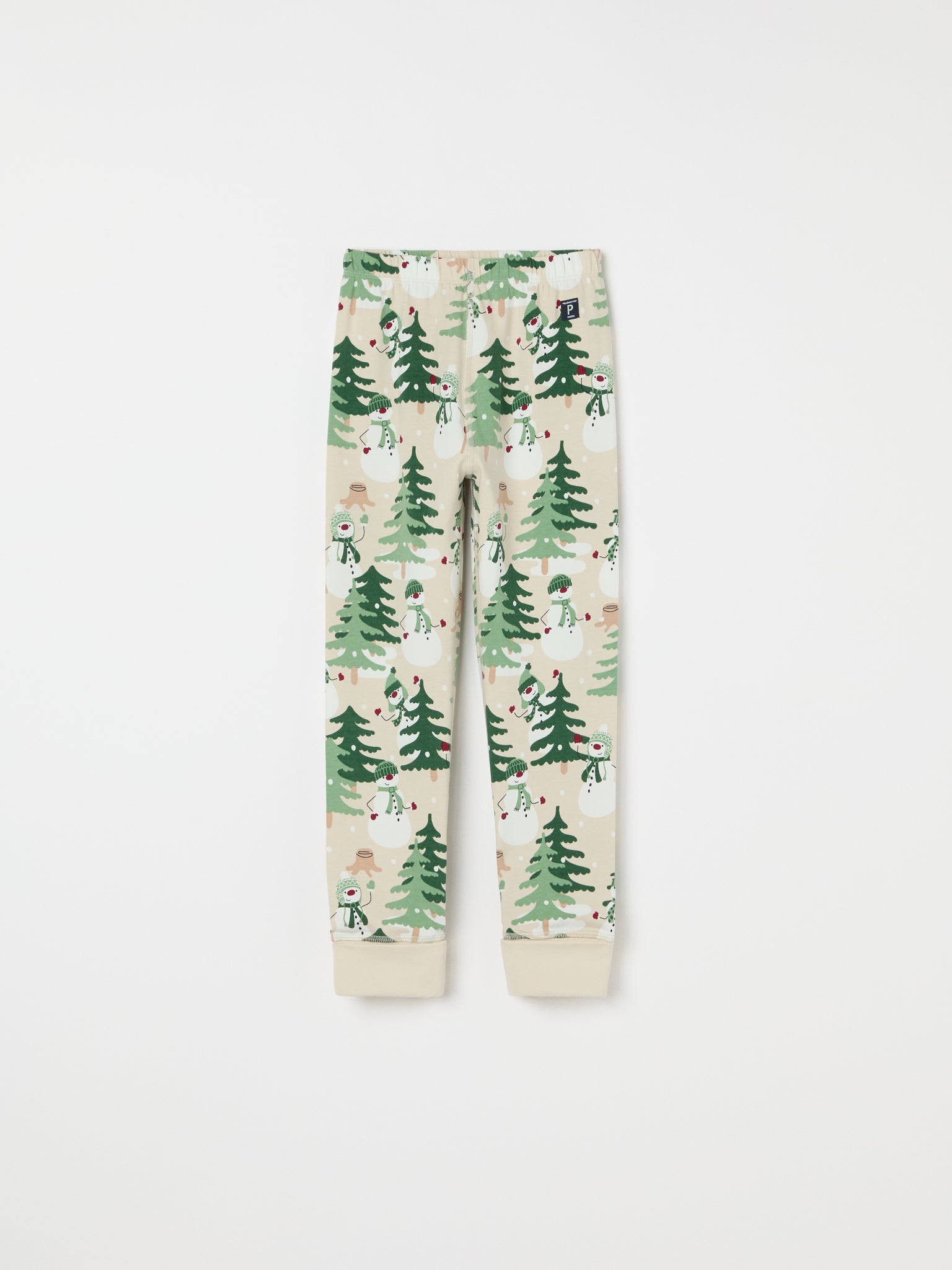 Nordic Forest Print Kids Pyjamas from the Polarn O. Pyret kidswear collection. Ethically produced kids clothing.