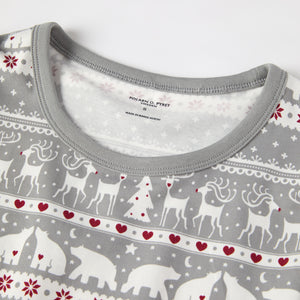 Nordic Christmas Adult Pyjamas from the Polarn O. Pyret adult collection. Ethically produced kids clothing.