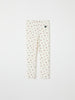 Ribbed Heart Print Leggings from the Polarn O. Pyret kidswear collection. Ethically produced kids clothing.