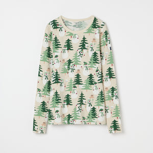 Nordic Forest Adult Pyjamas from the Polarn O. Pyret adult collection. Ethically produced kids clothing.