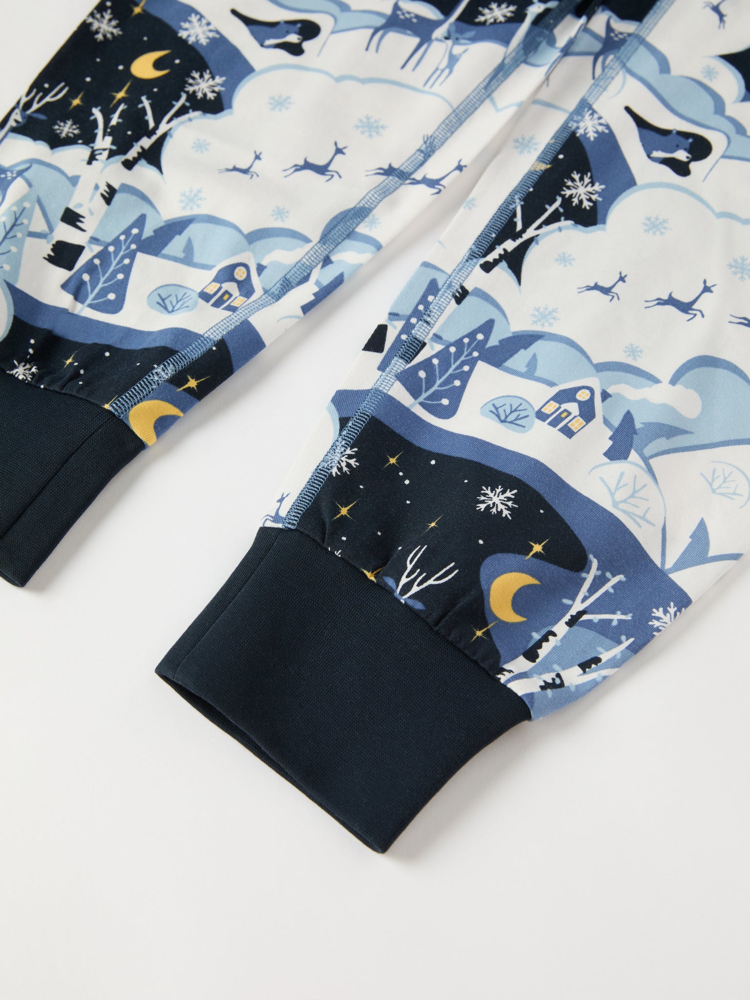 Winter Forest Adult Pyjamas from the Polarn O. Pyret adult collection. Clothes made using sustainably sourced materials.