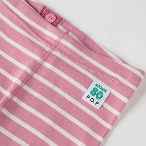 Striped Moomin Appliqué Kids Top from the Polarn O. Pyret kidswear collection. Clothes made using sustainably sourced materials.