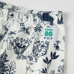 Moomin Print Kids Pyjamas from the Polarn O. Pyret kidswear collection. Ethically produced kids clothing.