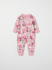 Moomin Print Baby Sleepsuit from the Polarn O. Pyret baby collection. Ethically produced kids clothing.