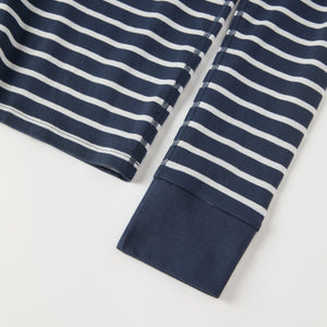 Striped Moomin Adult Pyjamas from the Polarn O. Pyret adult collection. Clothes made using sustainably sourced materials.