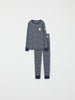 Striped Moomin Adult Pyjamas from the Polarn O. Pyret adult collection. Clothes made using sustainably sourced materials.