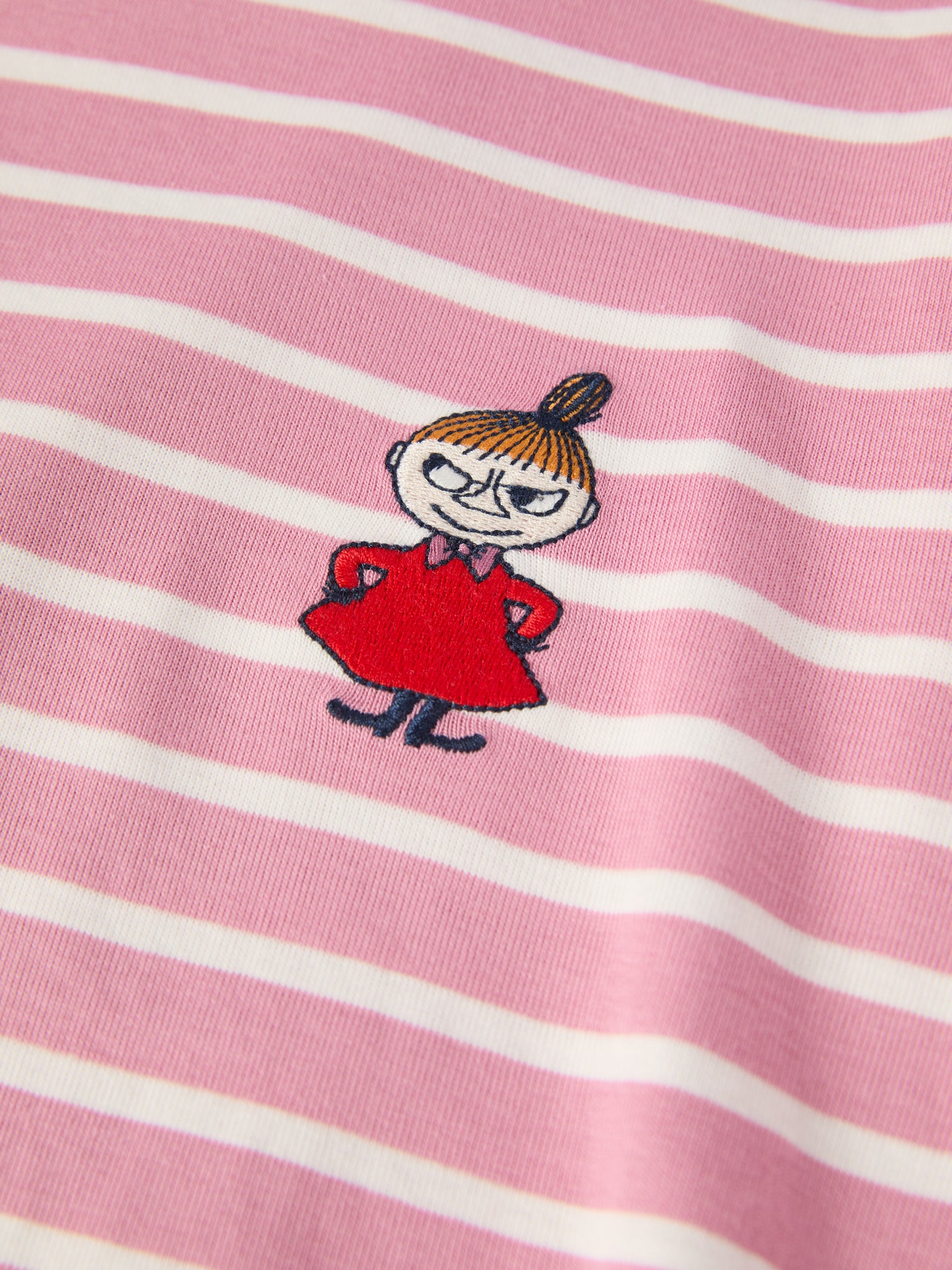 Striped Moomin Adult Pyjamas from the Polarn O. Pyret adult collection. Ethically produced kids clothing.