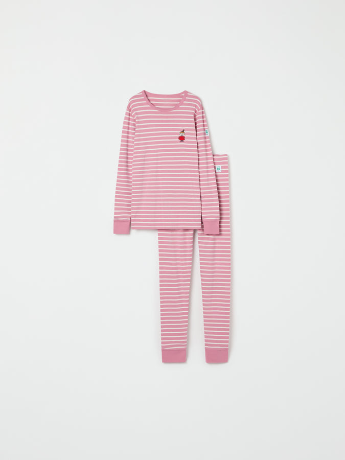 Striped Moomin Adult Pyjamas from the Polarn O. Pyret adult collection. Ethically produced kids clothing.