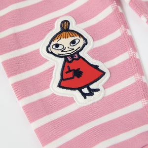 Striped Moomin Baby Leggings from the Polarn O. Pyret baby collection. Clothes made using sustainably sourced materials.