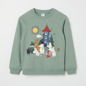 Moomin Appliqué Kids Sweatshirt from the Polarn O. Pyret kidswear collection. Ethically produced kids clothing.