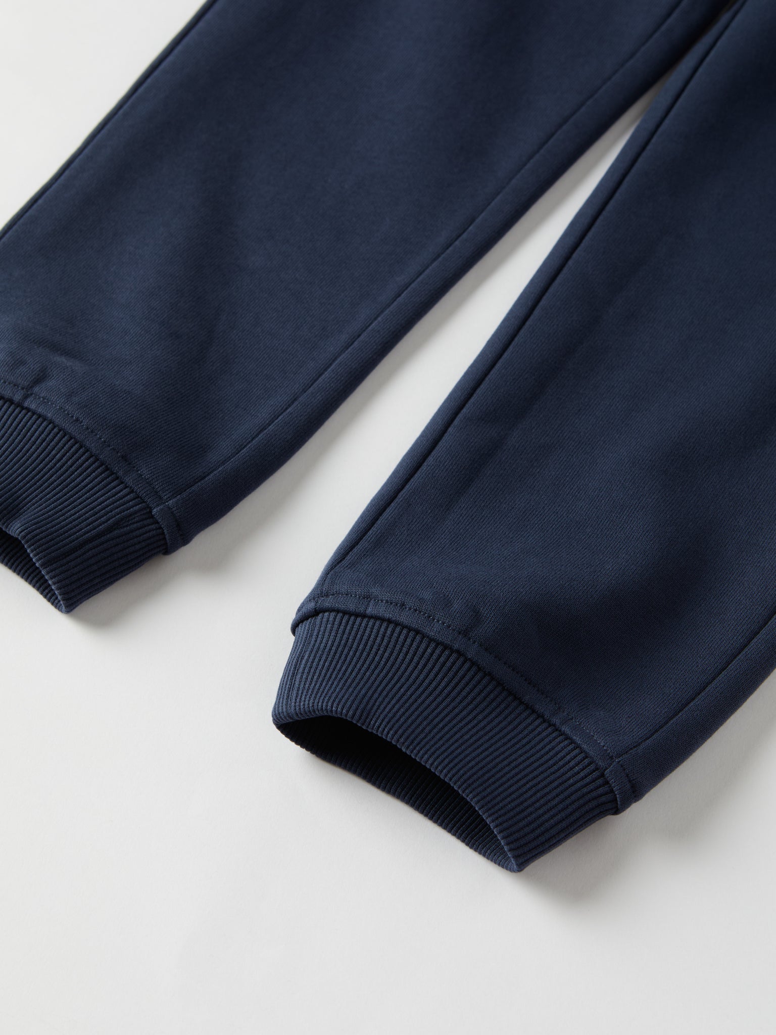 Blue Kids Joggers from Polarn O. Pyret kidswear. Nordic kids clothes made from sustainable sources.