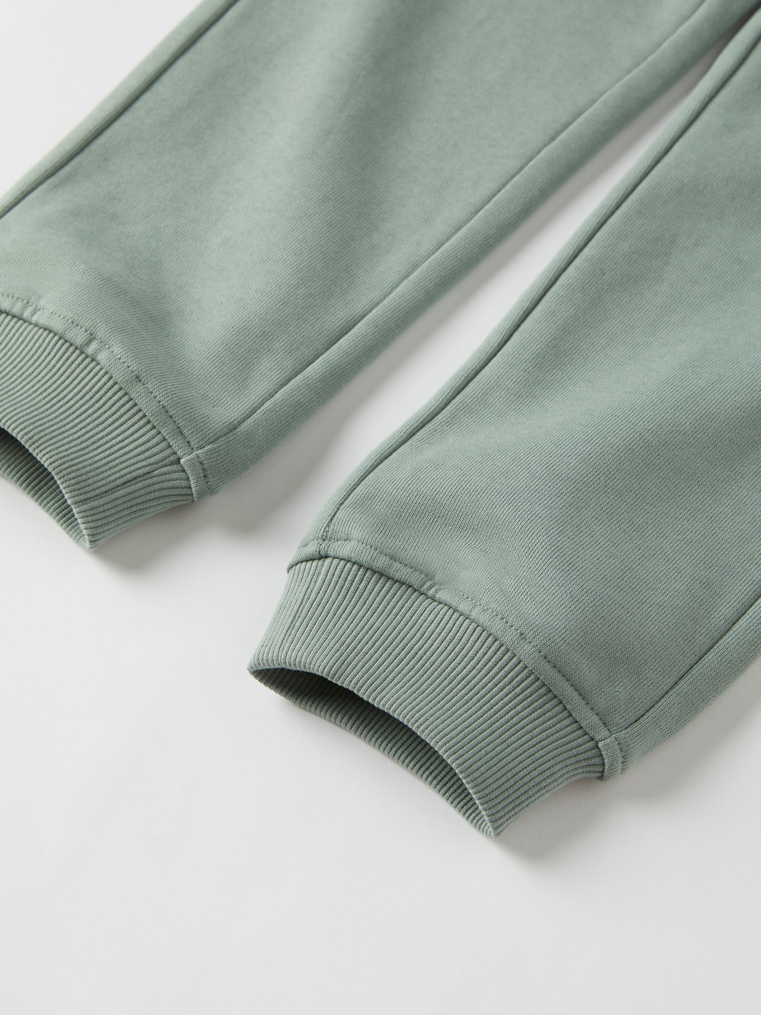 Green Kids Joggers from Polarn O. Pyret kidswear. Ethically produced kids clothing.