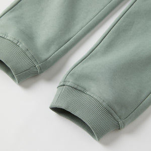 Green Kids Joggers from Polarn O. Pyret kidswear. Ethically produced kids clothing.