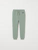 Green Kids Joggers from Polarn O. Pyret kidswear. Ethically produced kids clothing.