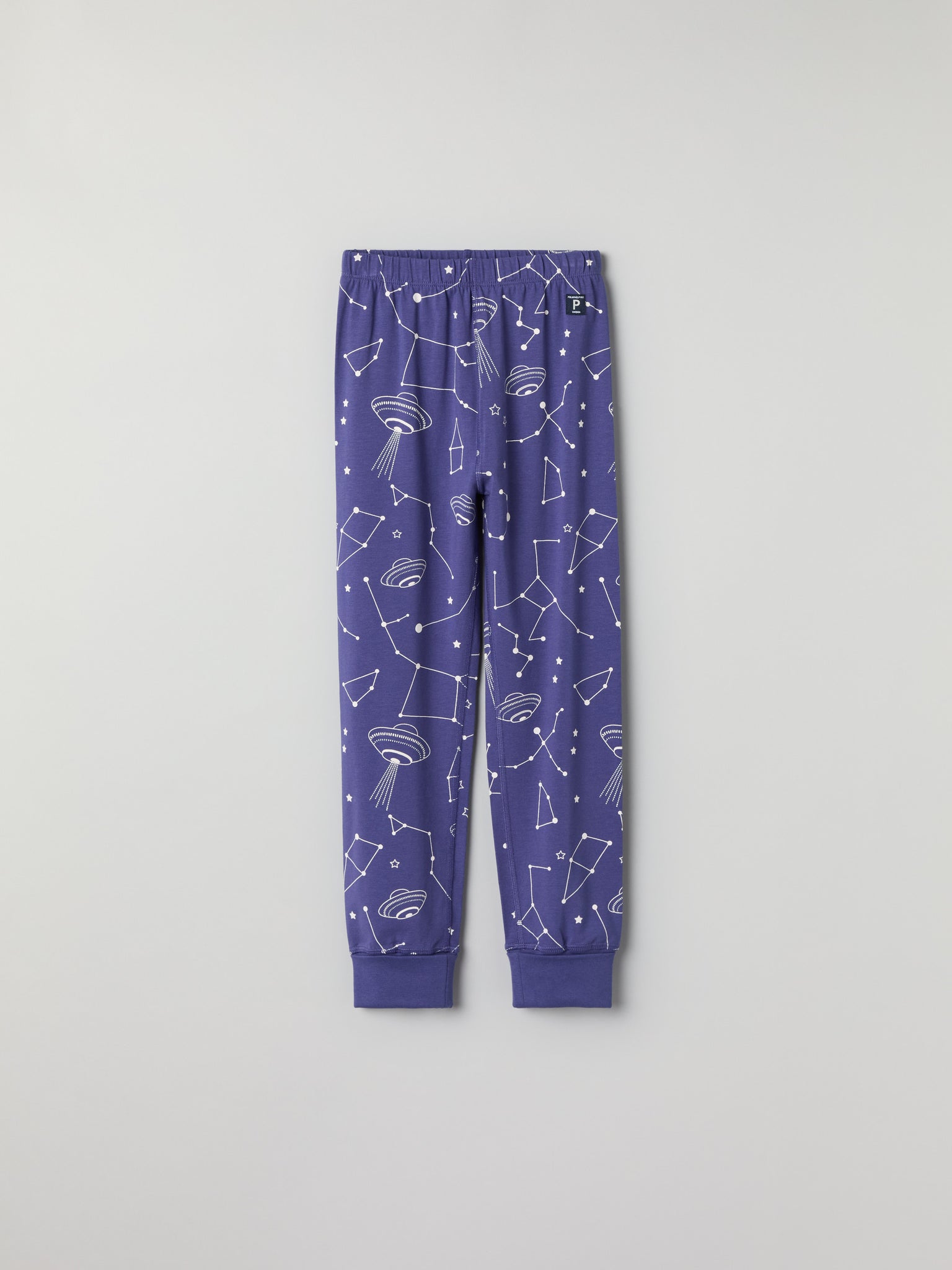 Space Print Kids Pyjamas from Polarn O. Pyret kidswear. Nordic kids clothes made from sustainable sources.