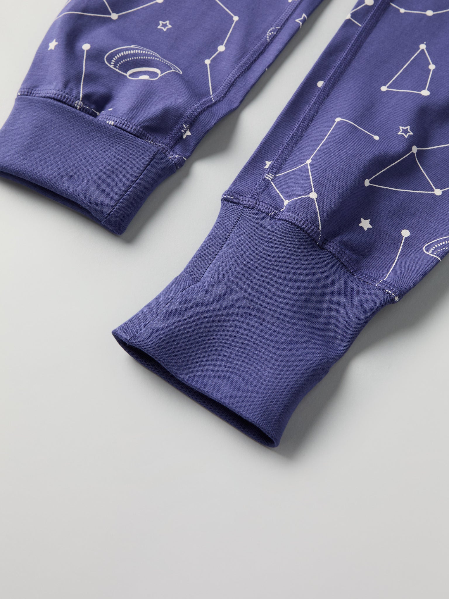 Space Print Kids Pyjamas from Polarn O. Pyret kidswear. Nordic kids clothes made from sustainable sources.