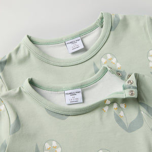 Lily Print Kids Top from Polarn O. Pyret kidswear. Clothes made using sustainably sourced materials.