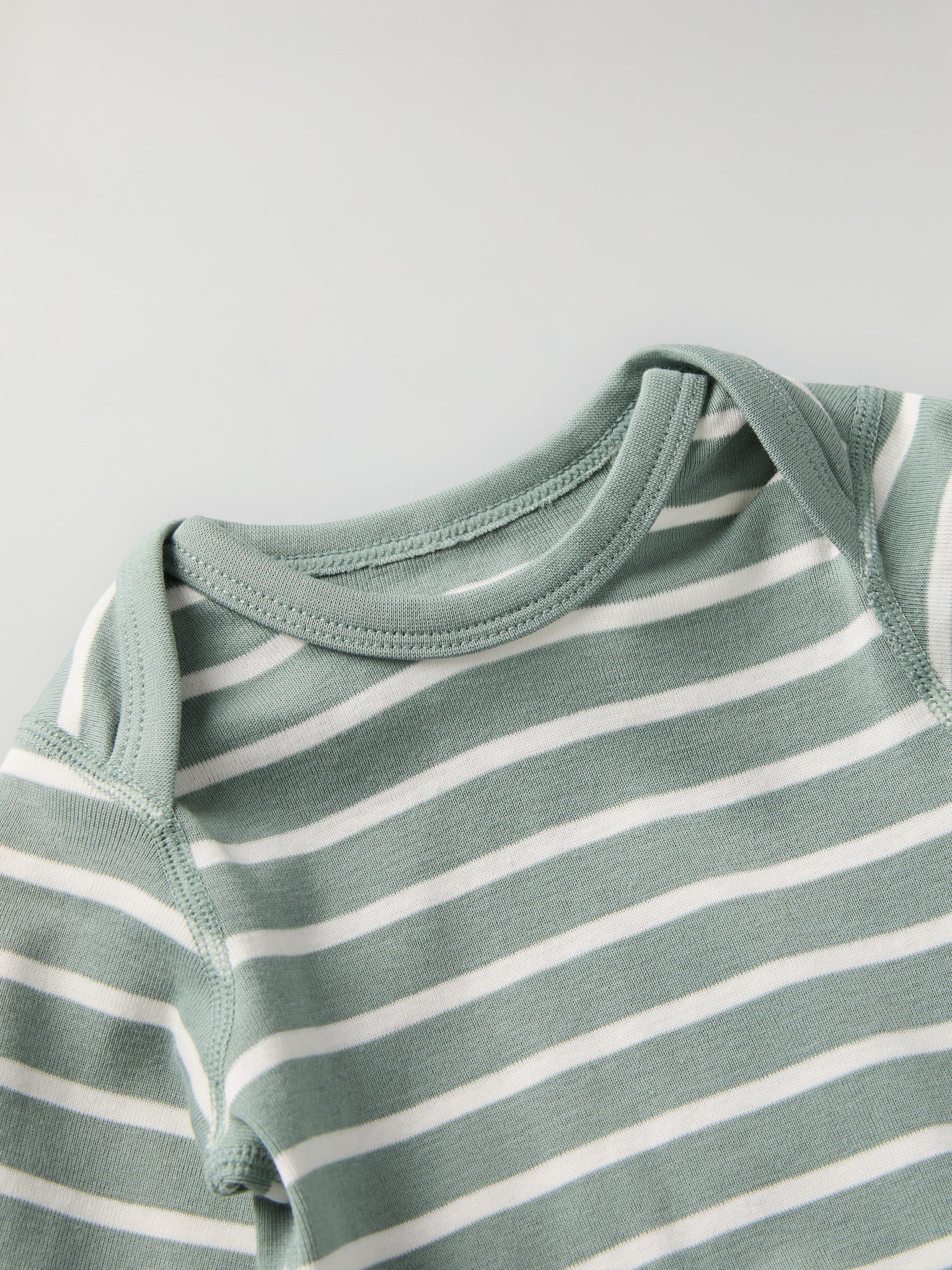 Organic Cotton Striped Baby Bodysuit from the Polarn O. Pyret baby collection. Ethically produced kids clothing.