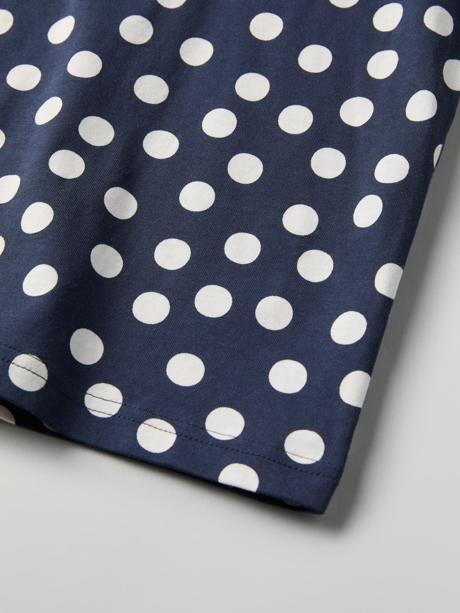 Polka Dot Print Kids T-Shirt from Polarn O. Pyret kidswear. Ethically produced kids clothing.