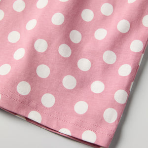 Polka Dot Print Kids T-Shirt from Polarn O. Pyret kidswear. Nordic kids clothes made from sustainable sources.