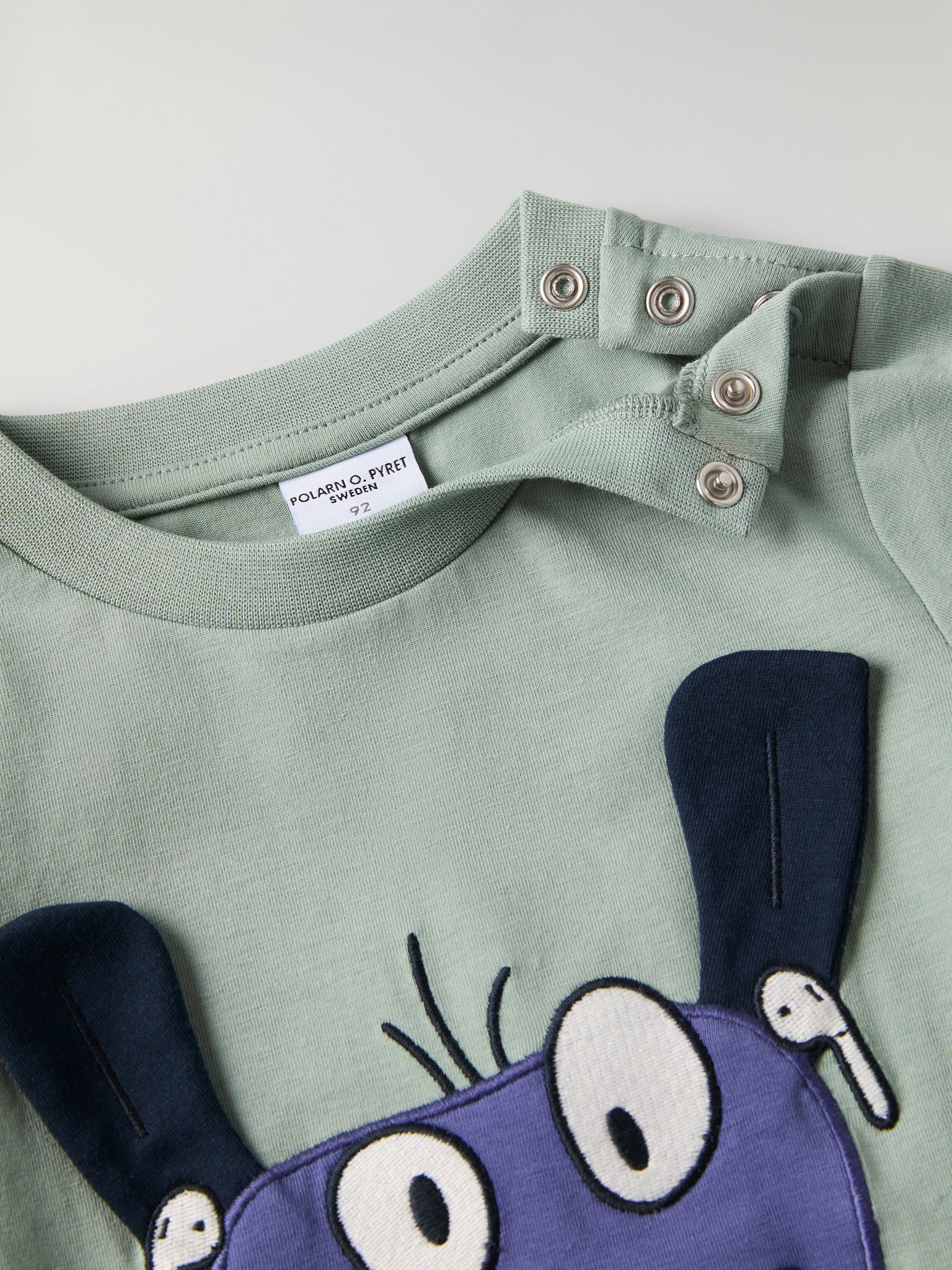 Dog Print Kids Top from Polarn O. Pyret kidswear. Ethically produced kids clothing.