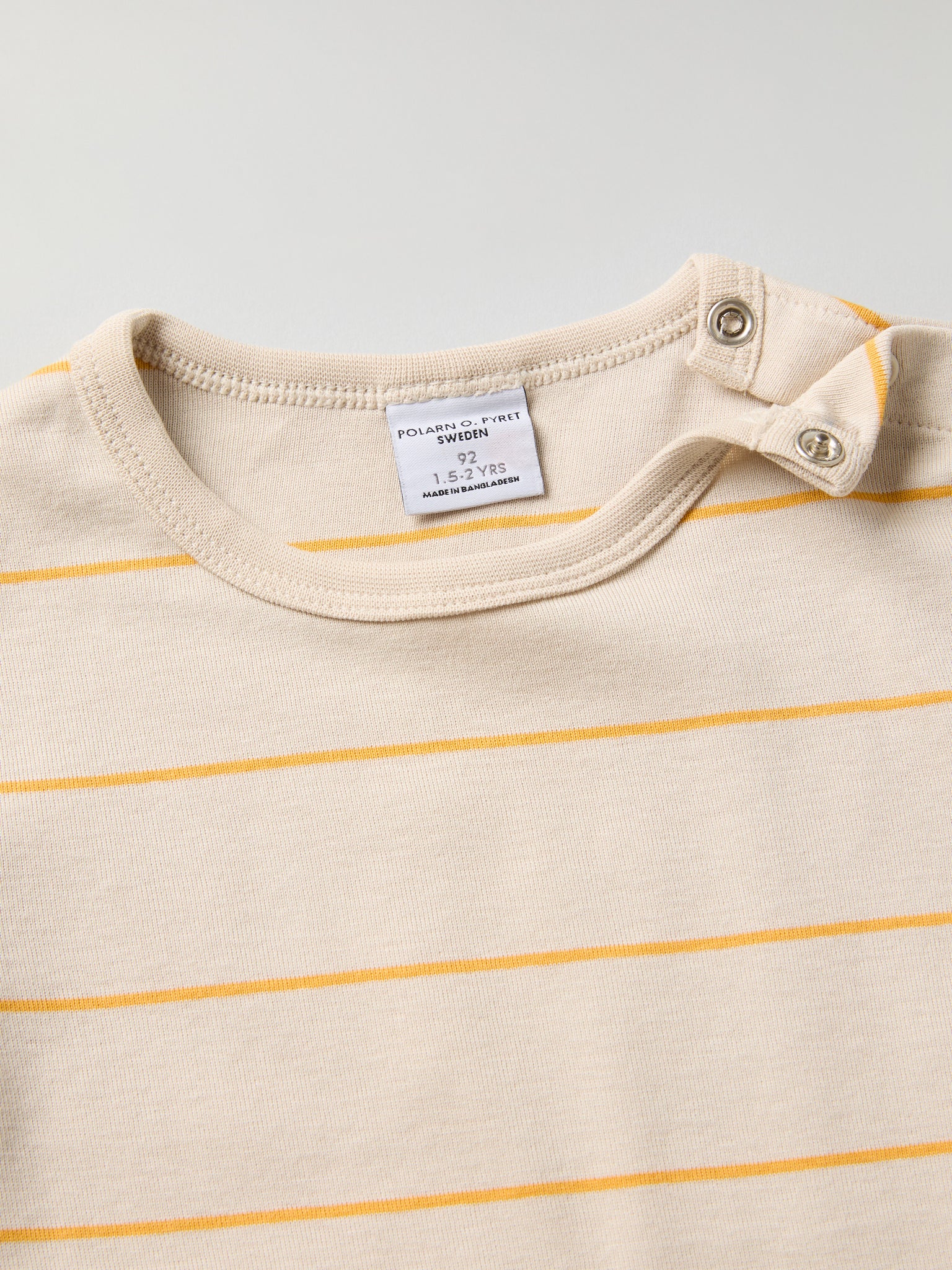 Block Stripe Kids Top from Polarn O. Pyret kidswear. Clothes made using sustainably sourced materials.