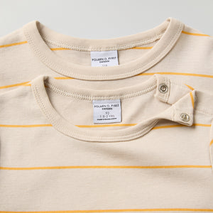 Block Stripe Kids Top from Polarn O. Pyret kidswear. Clothes made using sustainably sourced materials.