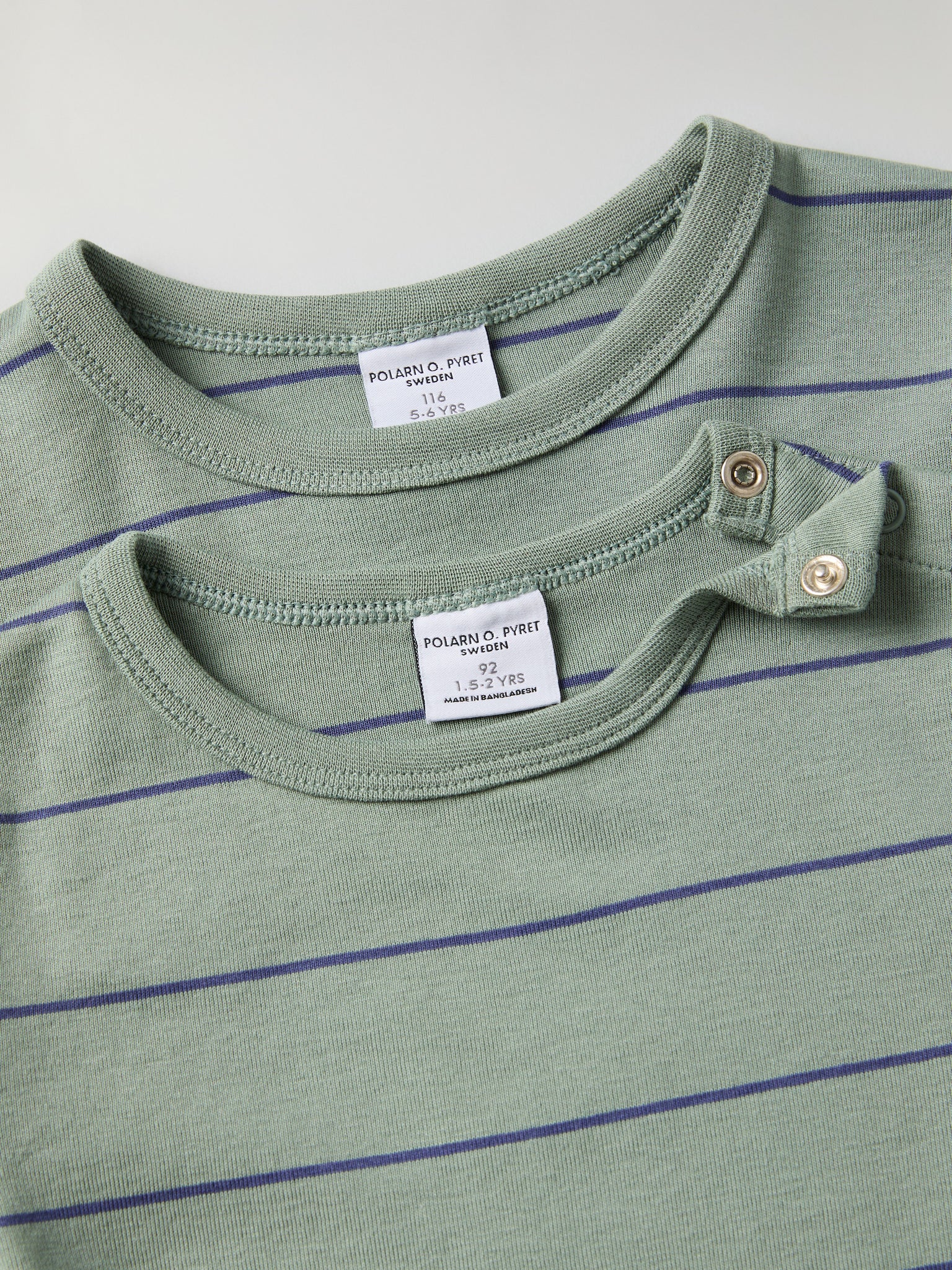 Block Stripe Kids Top from Polarn O. Pyret kidswear. Ethically produced kids clothing.