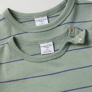 Block Stripe Kids Top from Polarn O. Pyret kidswear. Ethically produced kids clothing.