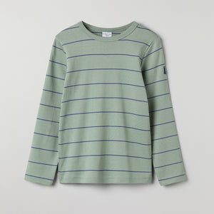 Block Stripe Kids Top from Polarn O. Pyret kidswear. Ethically produced kids clothing.