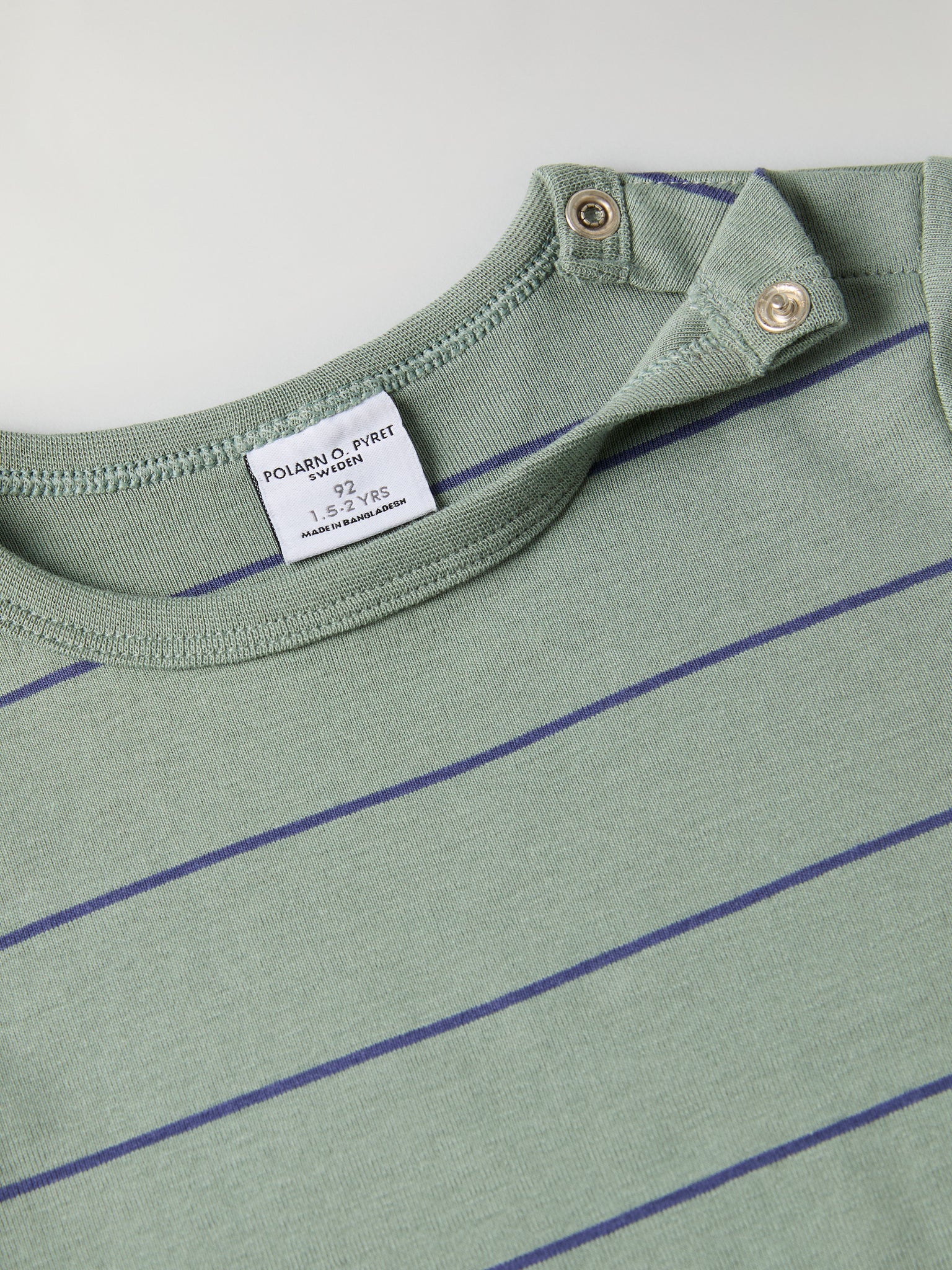 Block Stripe Kids Top from Polarn O. Pyret kidswear. Ethically produced kids clothing.