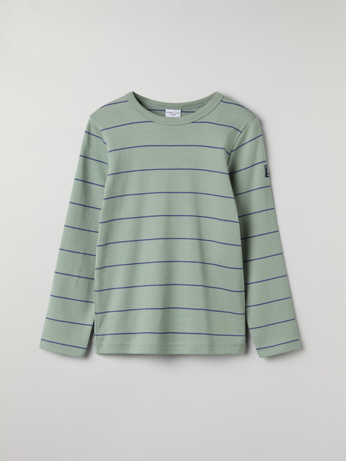 Block Stripe Kids Top from Polarn O. Pyret kidswear. Ethically produced kids clothing.