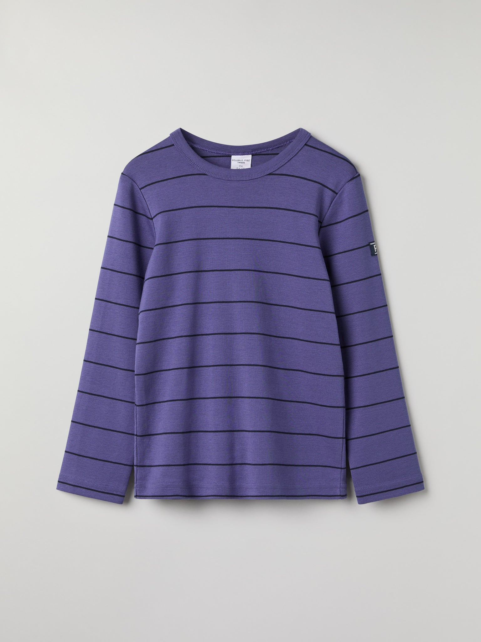 Block Stripe Kids Top from Polarn O. Pyret kidswear. Nordic kids clothes made from sustainable sources.