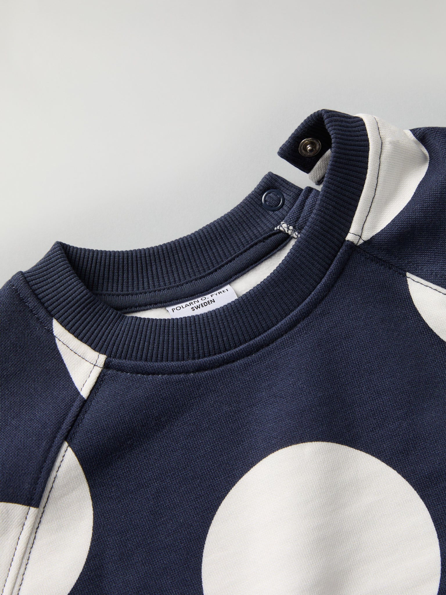 Polka Dot Kids Sweatshirt from Polarn O. Pyret kidswear. Clothes made using sustainably sourced materials.