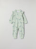 Lily Print Baby Romper from the Polarn O. Pyret baby collection. Nordic kids clothes made from sustainable sources.