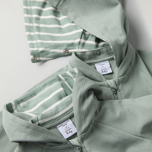 Soft Sweatshirt Baby All-in-one from the Polarn O. Pyret baby collection. Ethically produced kids clothing.