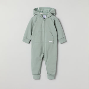 Soft Sweatshirt Baby All-in-one from the Polarn O. Pyret baby collection. Ethically produced kids clothing.