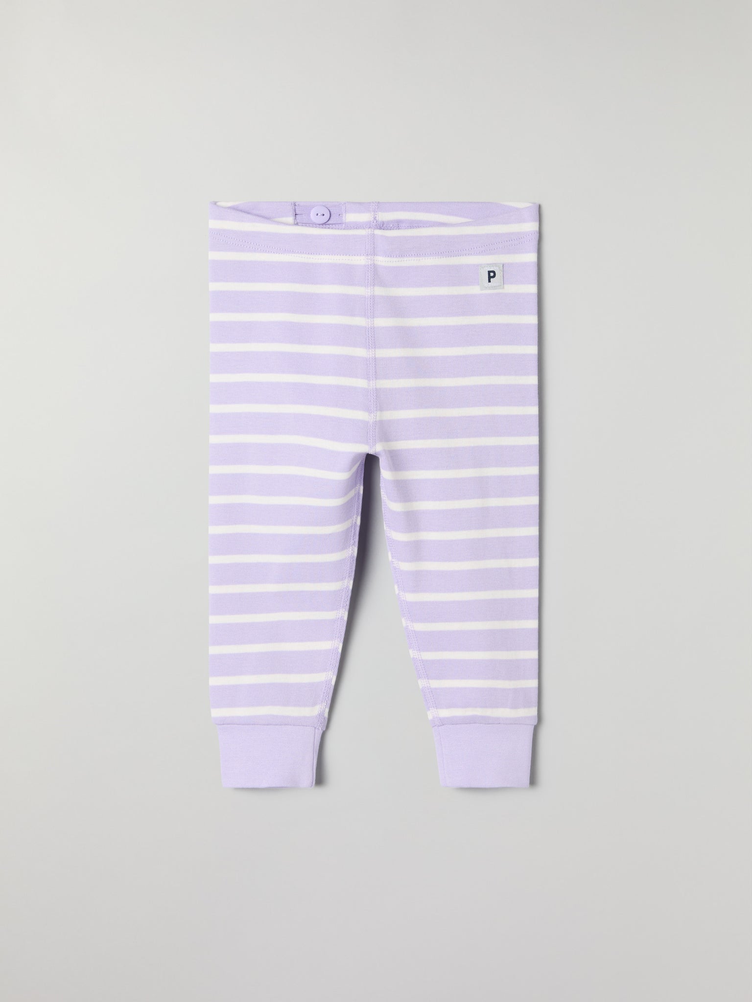 Organic Striped Baby Leggings from the Polarn O. Pyret baby collection. Ethically produced kids clothing.