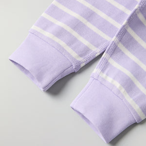 Organic Striped Baby Leggings from the Polarn O. Pyret baby collection. Ethically produced kids clothing.