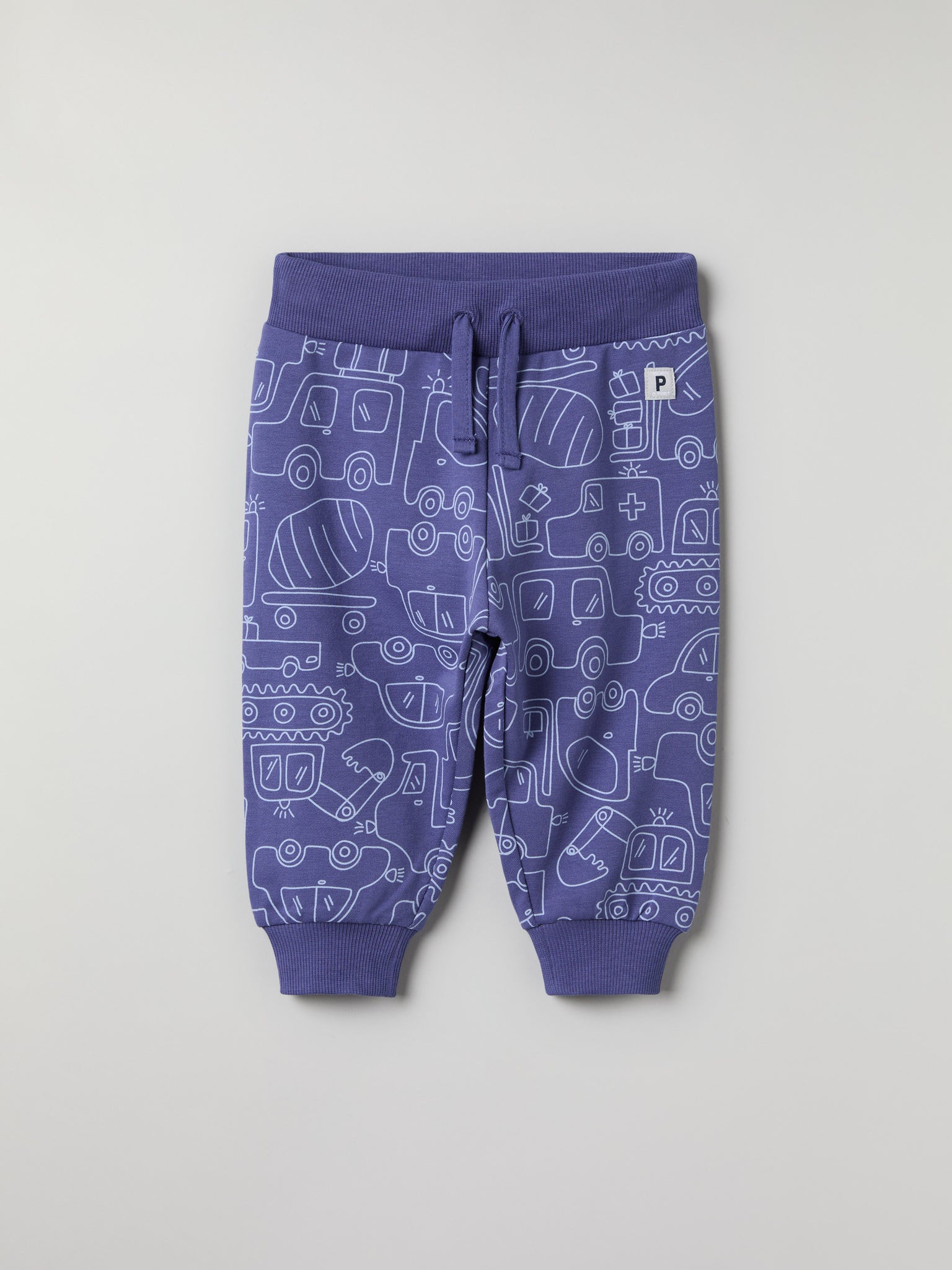 Transport Print Baby Joggers from the Polarn O. Pyret baby collection. Ethically produced kids clothing.