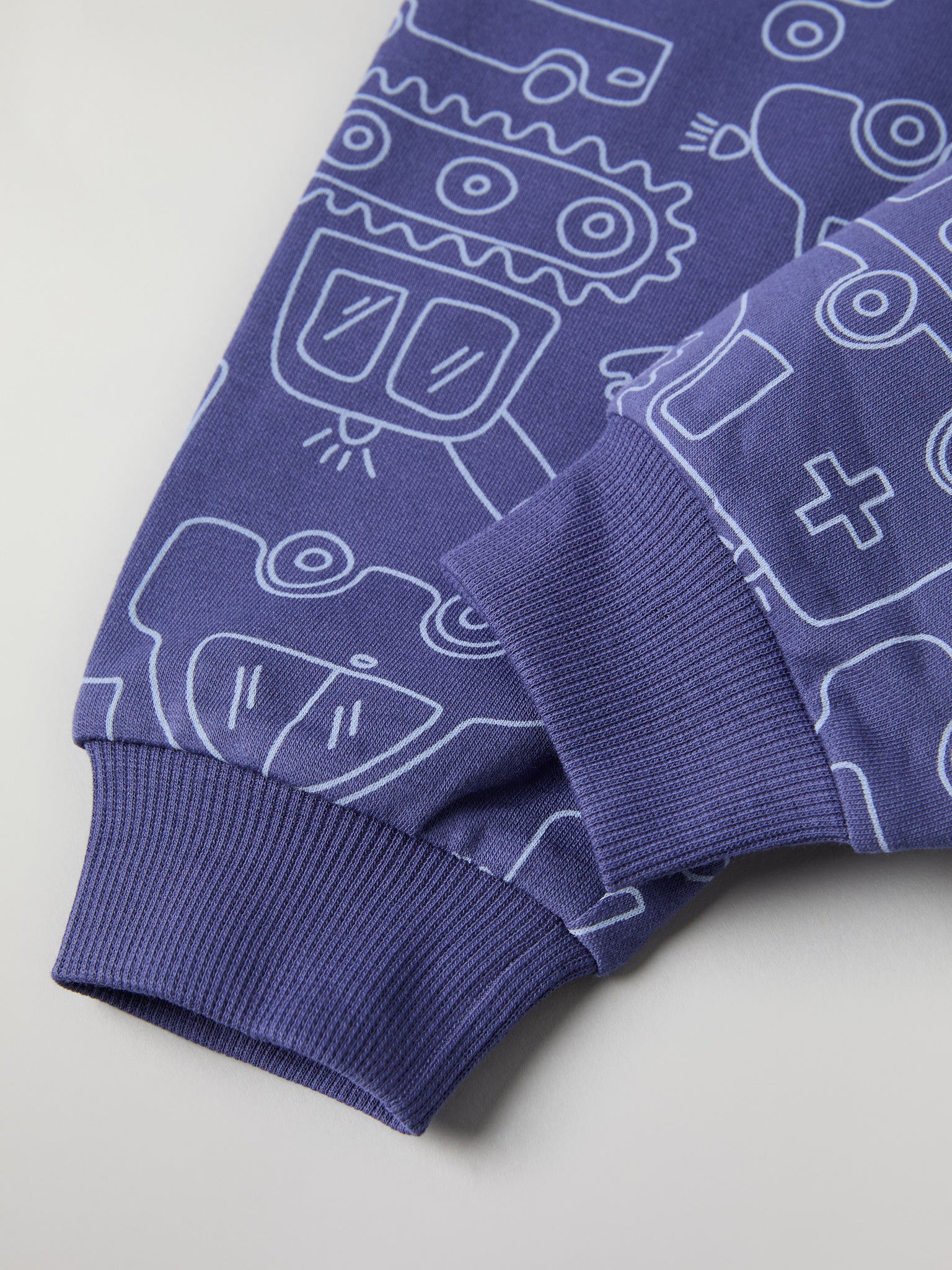 Transport Print Baby Joggers from the Polarn O. Pyret baby collection. Ethically produced kids clothing.