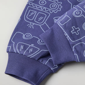 Transport Print Baby Joggers from the Polarn O. Pyret baby collection. Ethically produced kids clothing.