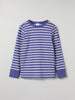 Organic Cotton Striped Blue Kids Top from Polarn O. Pyret kidswear. Nordic kids clothes made from sustainable sources.