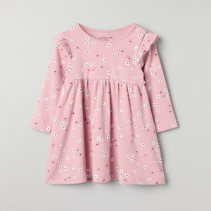 Floral Print Baby Dress from the Polarn O. Pyret baby collection. Ethically produced kids clothing.