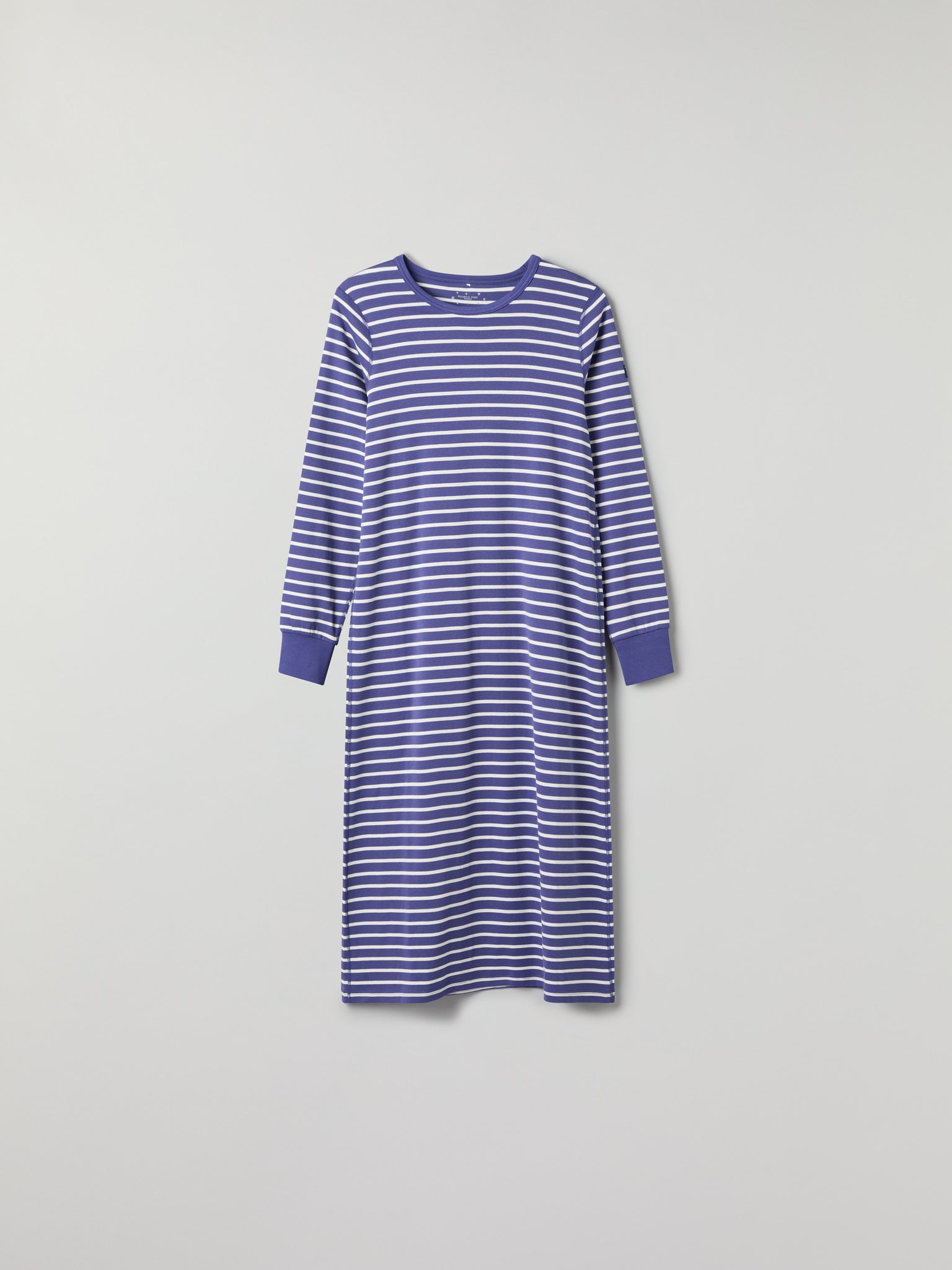 Blue Striped Adult Nightdress from Polarn O. Pyret kidswear. Nordic kids clothes made from sustainable sources.