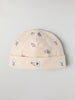 Floral Print Baby Beanie Hat from the Polarn O. Pyret baby collection. Ethically produced kids clothing.